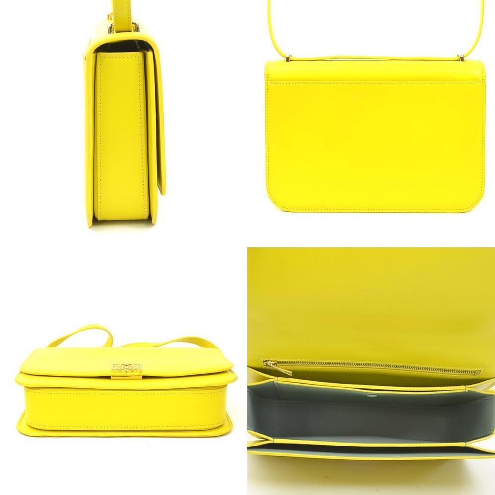 Loewe Yellow Bag Gold Shoulder Goya